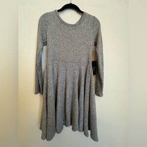Gray Long-Sleeve Dress